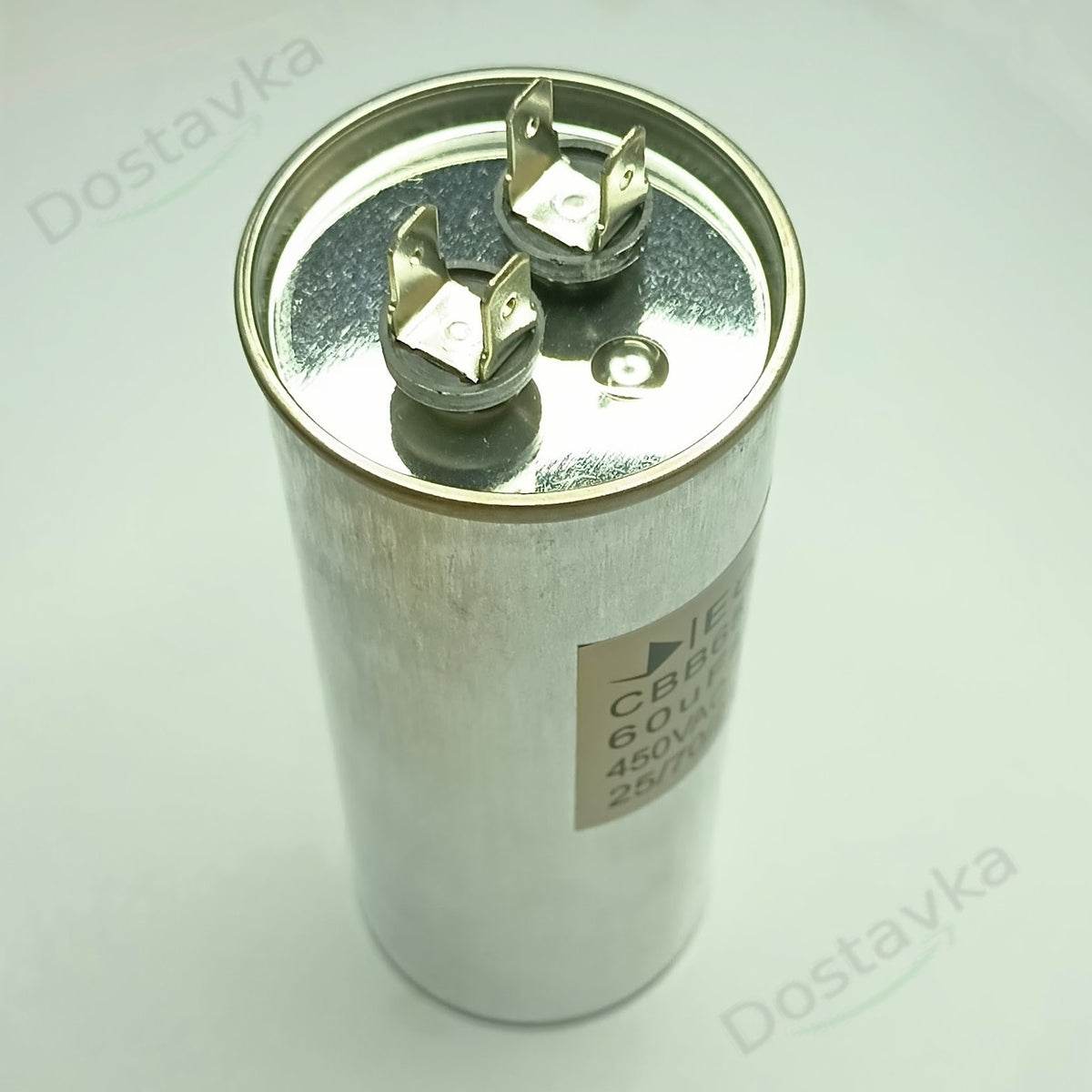 Conditioner Capacitor (60uF, 450V, CBB65, 2+2 pins, d50, L125)
