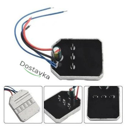 Control board for battery-powered saw/grinder
