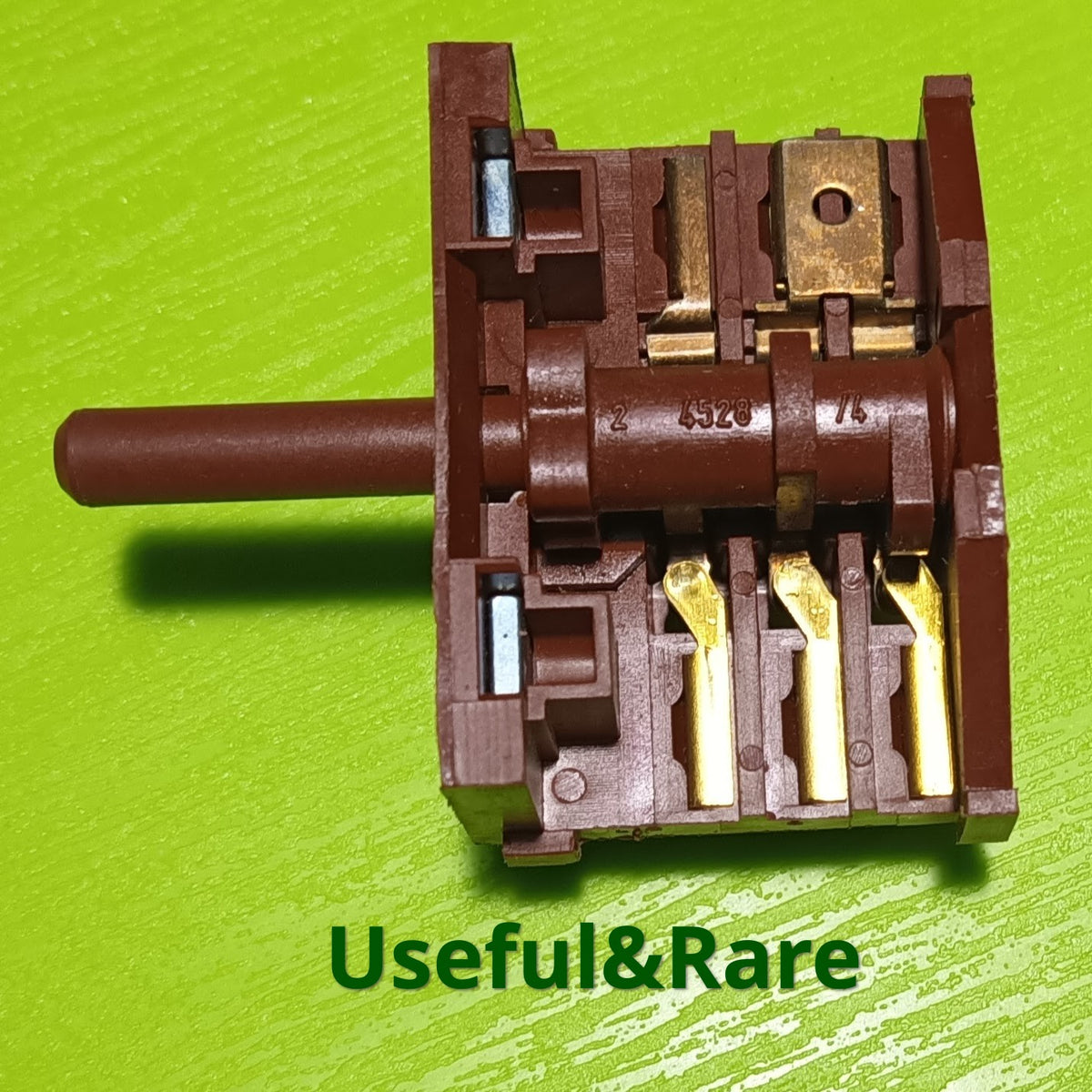 Electric Stove 4-Position Switch (3+3 contacts, 23mm stem, 16A, 250V)