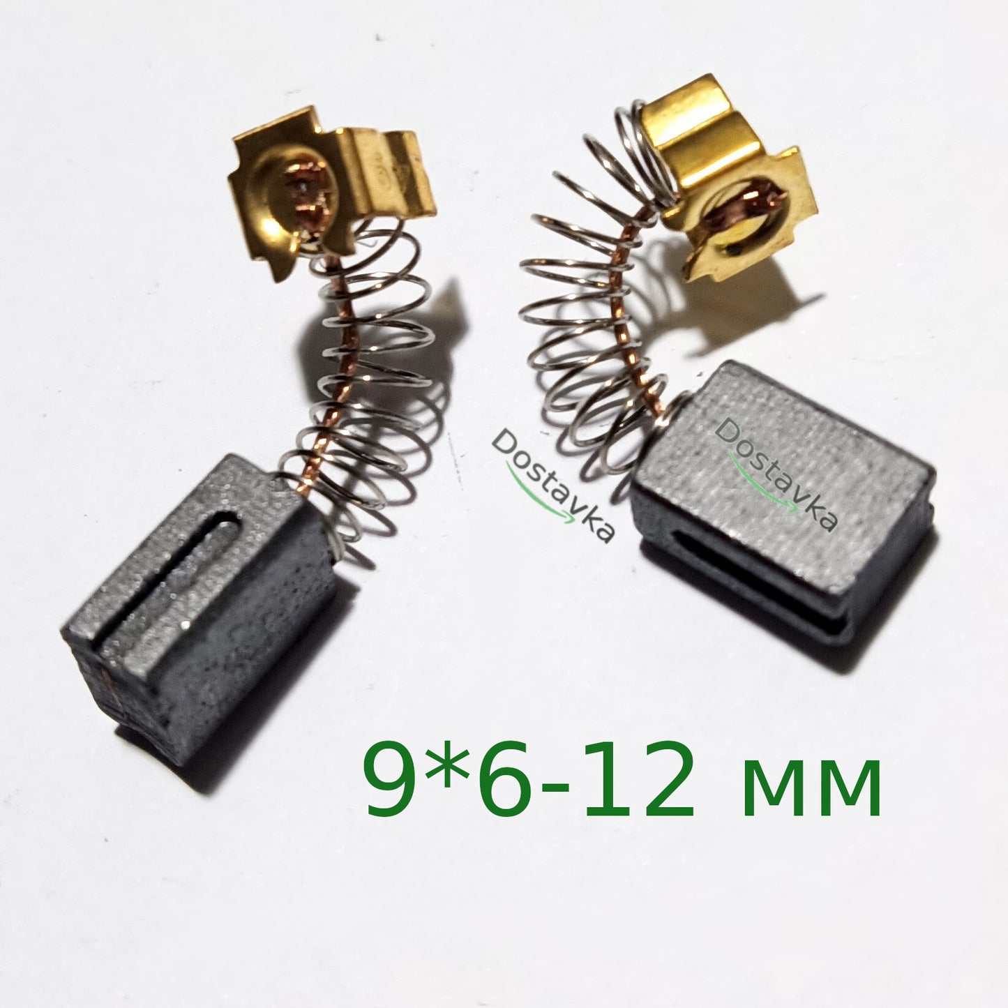 Soft Brushes for grinder collector 9*6-L12 mm with slots on clamps