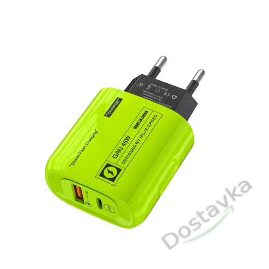 iPhone 15 Xiaomi Samsung Huawei smartphones Home Charger | 45W | USB PD 25W QC3.0 | USB C