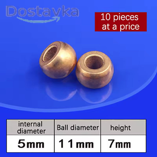 Сферическая медно-графитовая втулка подшипник скольжения масляная