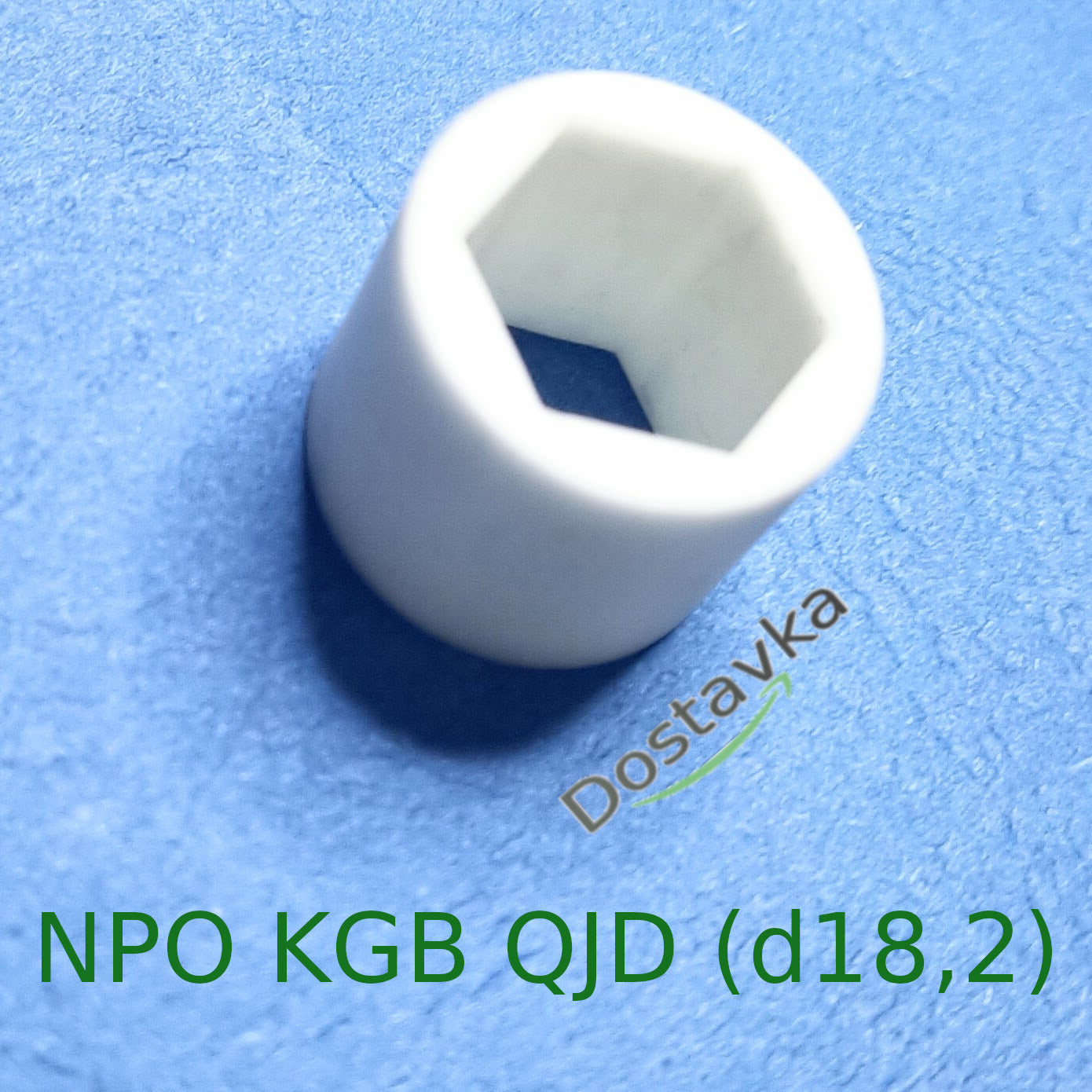 Sliding bearing ring of submersible pump NPO KGB QJD (d18.2) (ceramics) (A06)