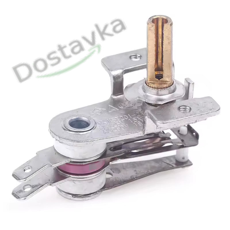 Electric oven bimetallic 2-pin thermostat HUIDE KSD-168/228 250V 16A