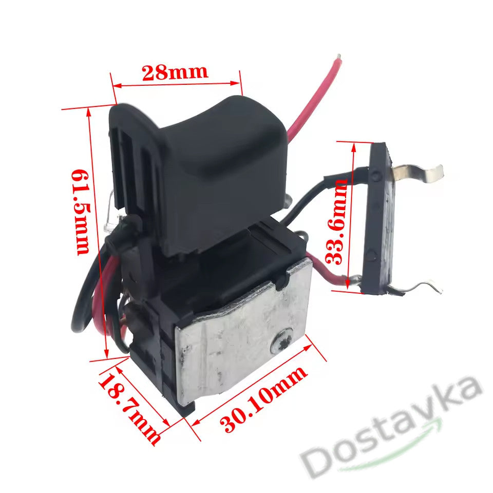 Li-Ion screwdriver manual operation trigger switch Jlevel FA021A-6801 7.2~24V DC16A 17*27