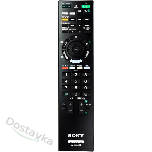 Sony TV RM-ED040 LCD + PlayStation Remote control (original)