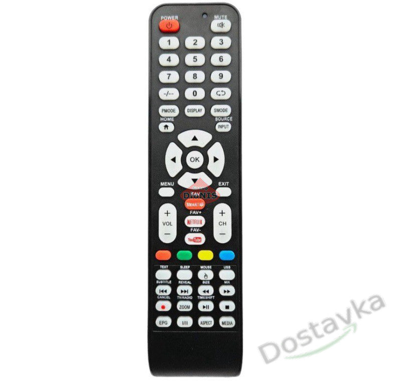 All TVs Remote control HUAYU VP-003 ver.2025