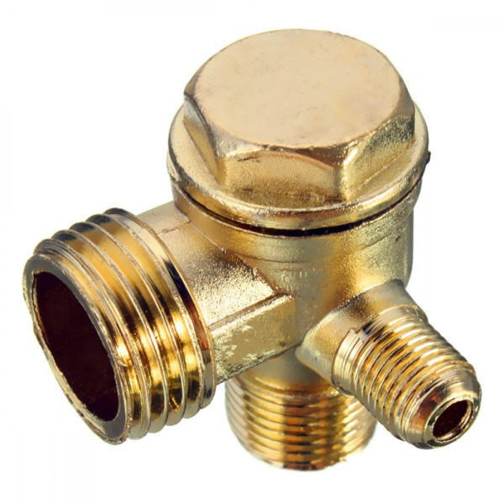 Air compressor copper check valve 1/2*3/8*1/8"