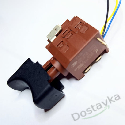 Screwdriver switch Defond EGD-2116Z 24Vd.c. 16.1 RA button 27*16.5 base 26*20mm (5-pin)