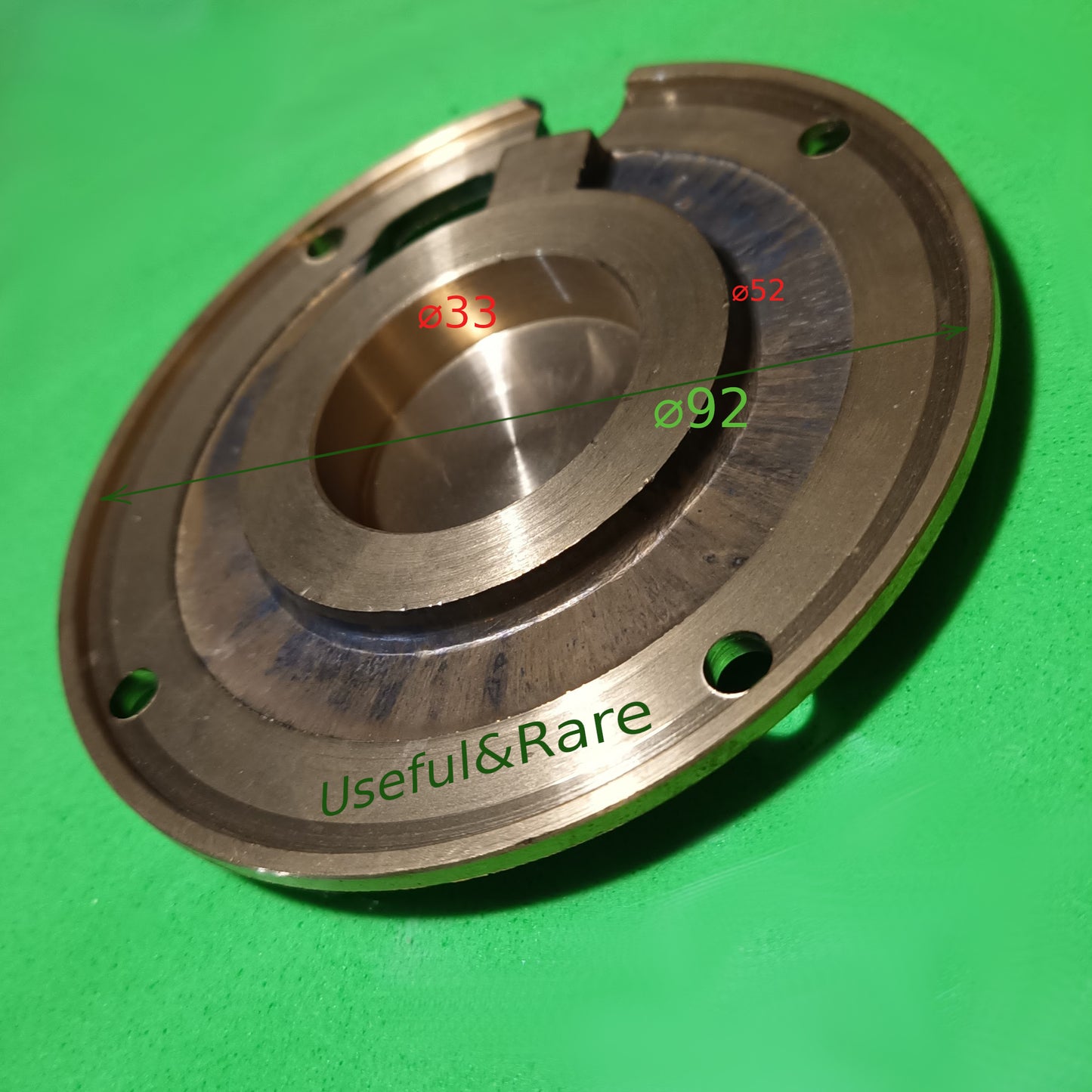 Flange of the upper working chamber of the pump NPO 4SKm100 (Ø96.5*11.5) (brass) (A17)