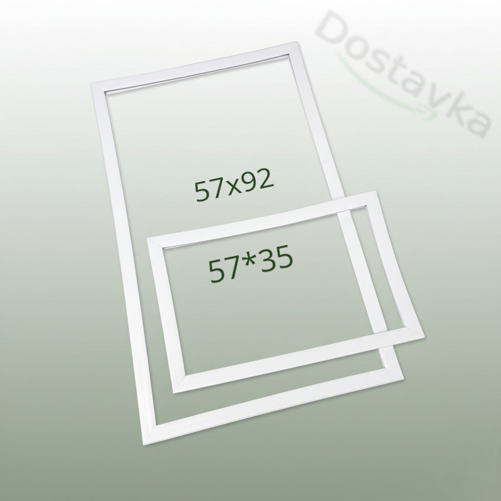 Seal 570x920 (+57*35 cm) for Stinol, Indesit, Ariston refrigerator door (for bar mounting)