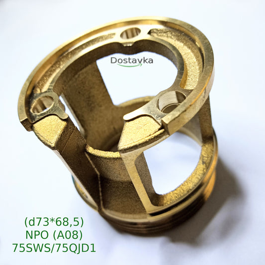 Transition flange for submersible pump Sprut/ NPO 75SWS/75QJD1 (d73*68.5) (brass) (A08)