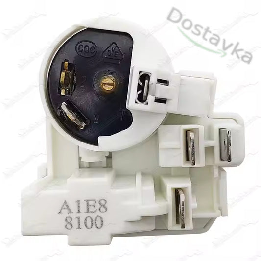 Refrigerator compressor start relay 3-Pin PTC Thermistor Thermal Overload Protection A1E8 8100 ZEM