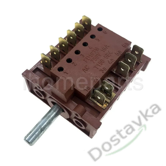 Rotary selector switch FD103M AC 250V 16A for Baumatic oven 10 positions