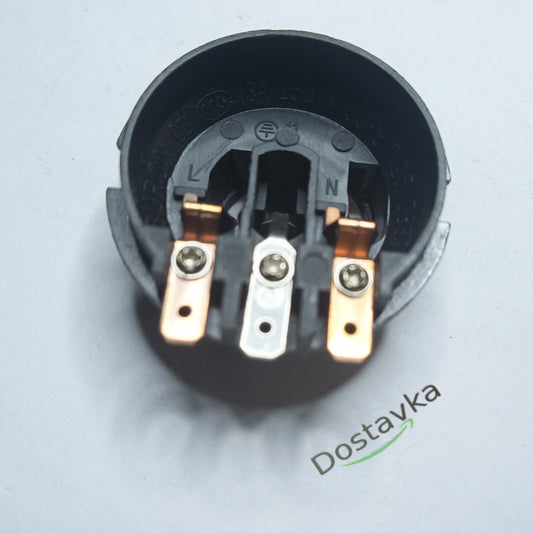 Bottom contact plug of the stand of the kettle Surox CB (250V, 13A) D889N d20.5*12