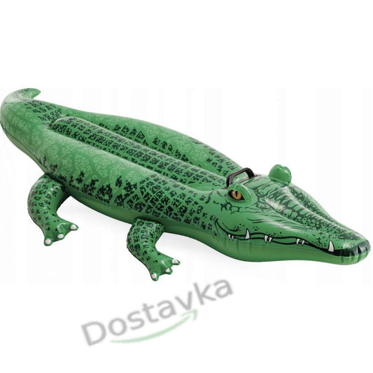 Inflatable toy raft Intex 58546 "Crocodile" (168x86 cm) for children's water games