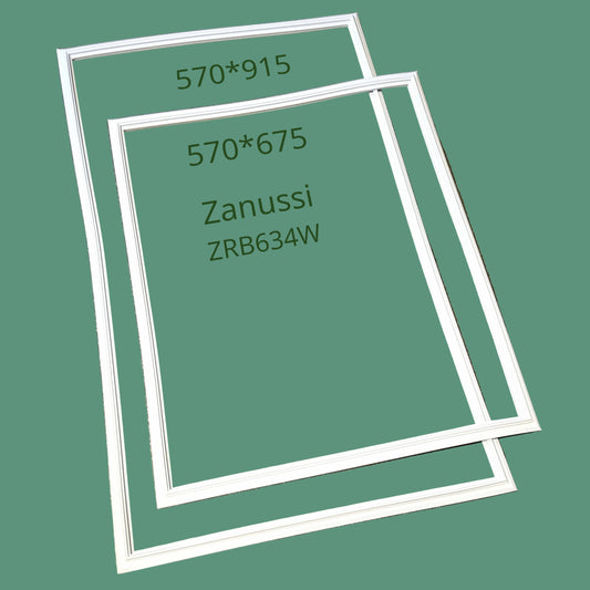 Zanussi Refrigerator Gaskets ZRB634W (570*915, 570*675)