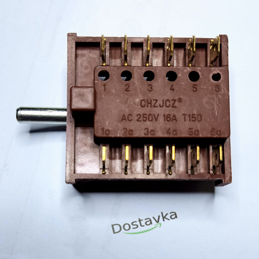 Oven 6+0 Heating Modes 11-Pin Rotary Selector Switch 16A T150 AC