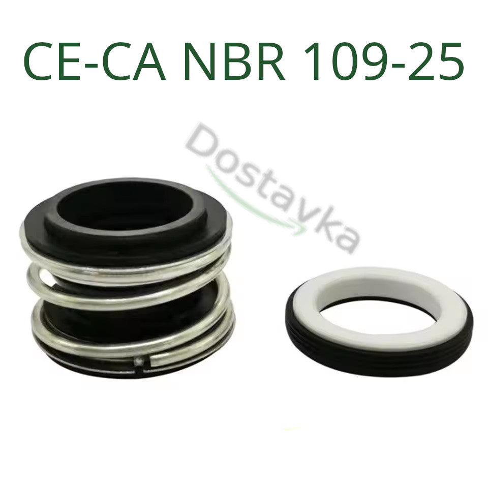 Water pump mechanical seal 109-25 on shaft 25 mm