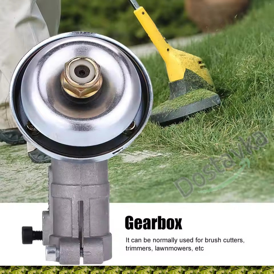 Electric scythe trimmer lower gearbox (square shaft 5x5/ rod pipe 26 mm)