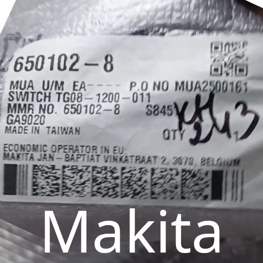Makita Grinder Button 9069 (650102-8)