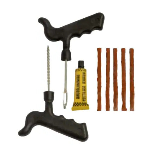 Universal Car, Moto, Bike Tubeless Tire Repair Kit (Road, Emergency)