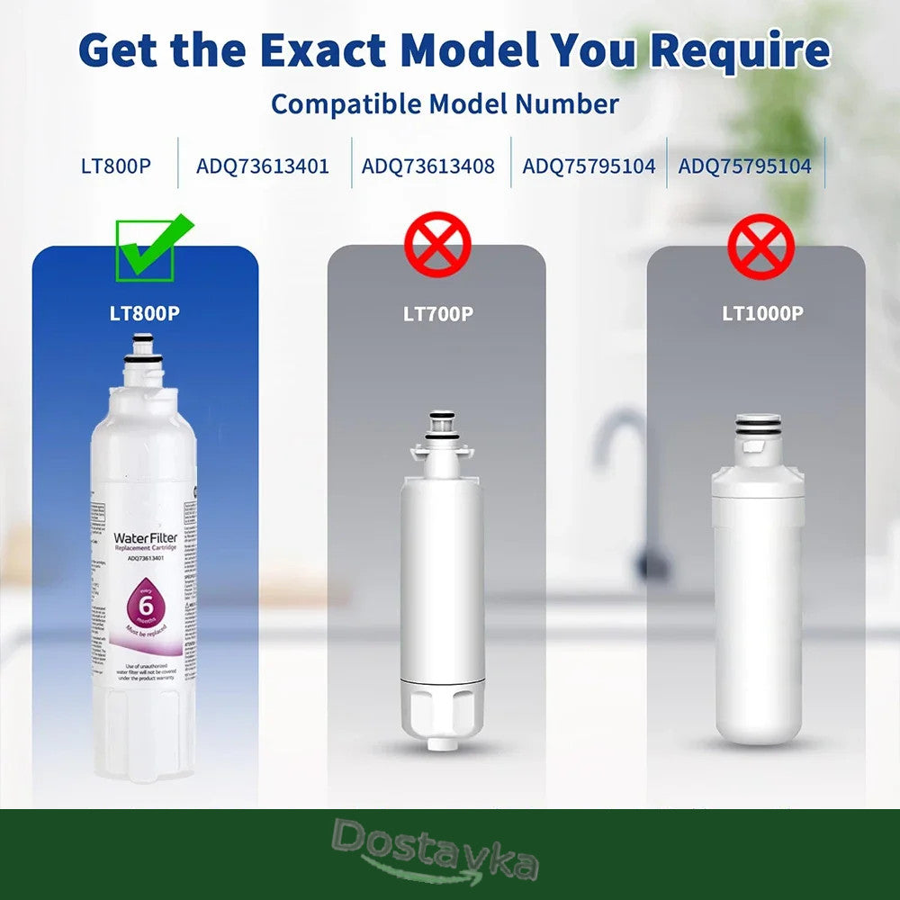 LG refrigerator water filters Set of 3 LT800P