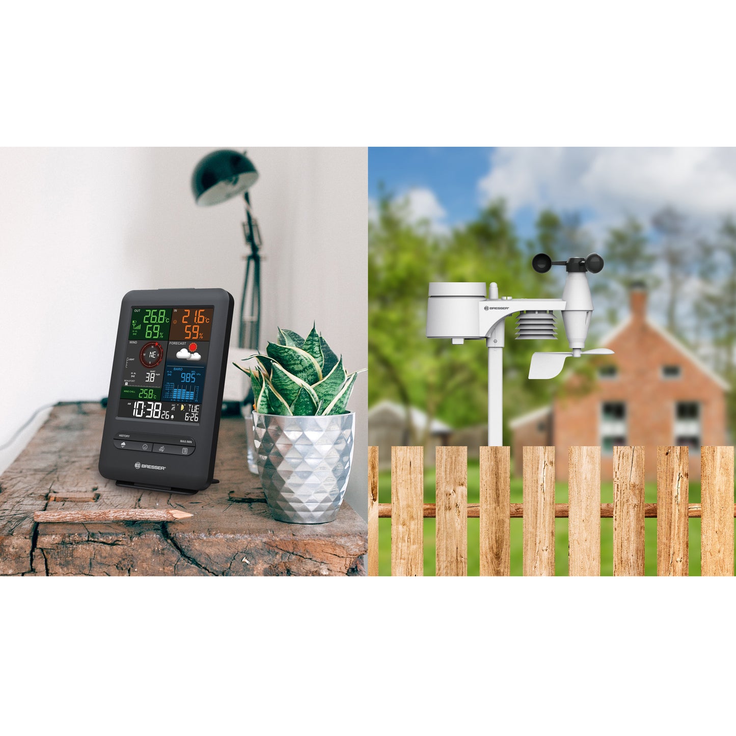 Weather station Bresser Weather Center 5-in-1 Beaufort (7002525)