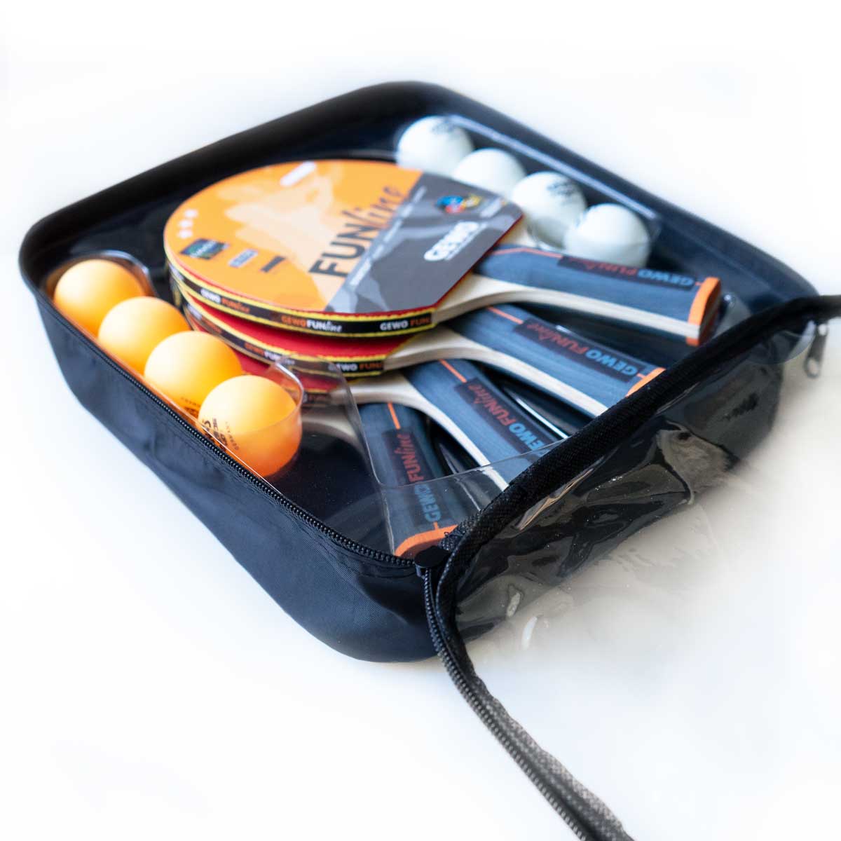 Table tennis set Gewo Family & Friends 4 Bats 8 Balls (97010000)