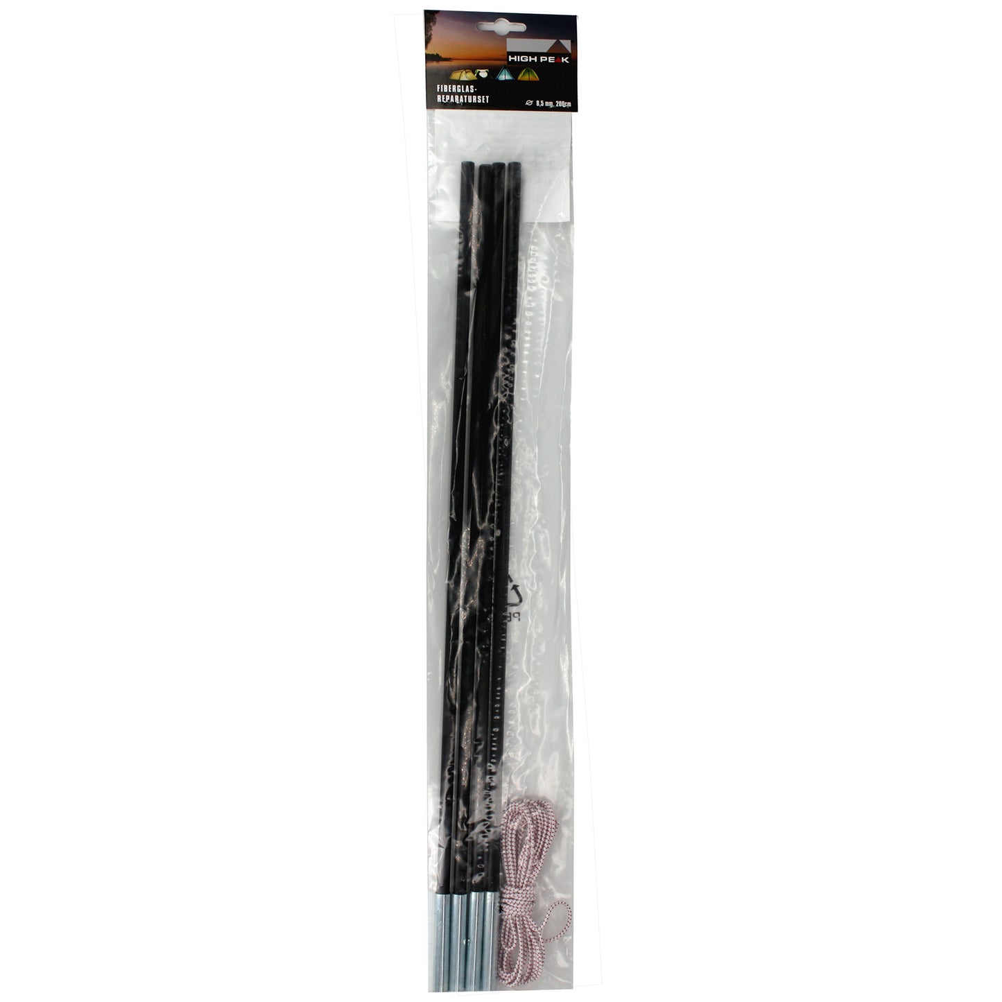 High Peak Fiberglass Repair Kit 8.5 mm Black (41711)