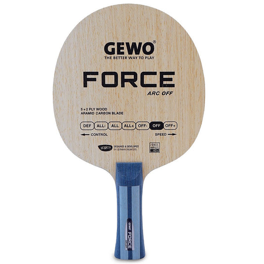 Table tennis racket Gewo Force ARC OFF+, Nexxus EL Pro 48+Neoflexx eFT 45 FL (1069100001)