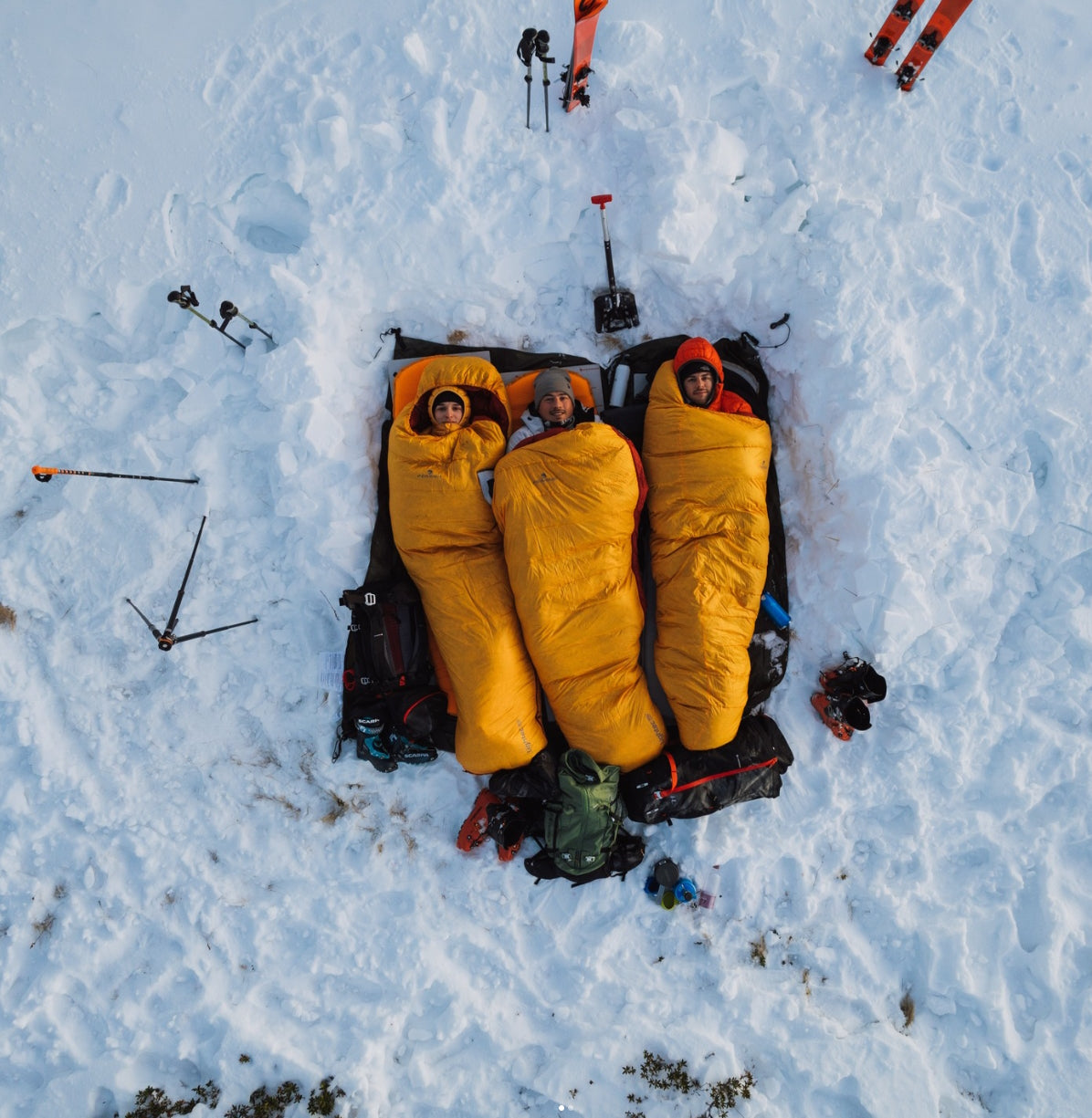 Спальний мішок Ferrino Lightec 500 Duvet RSD Down +7°C Yellow (86699NGG)