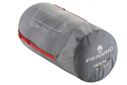 Sleeping bag Ferrino Yukon Pro SQ +3°C Red (86360NRR)