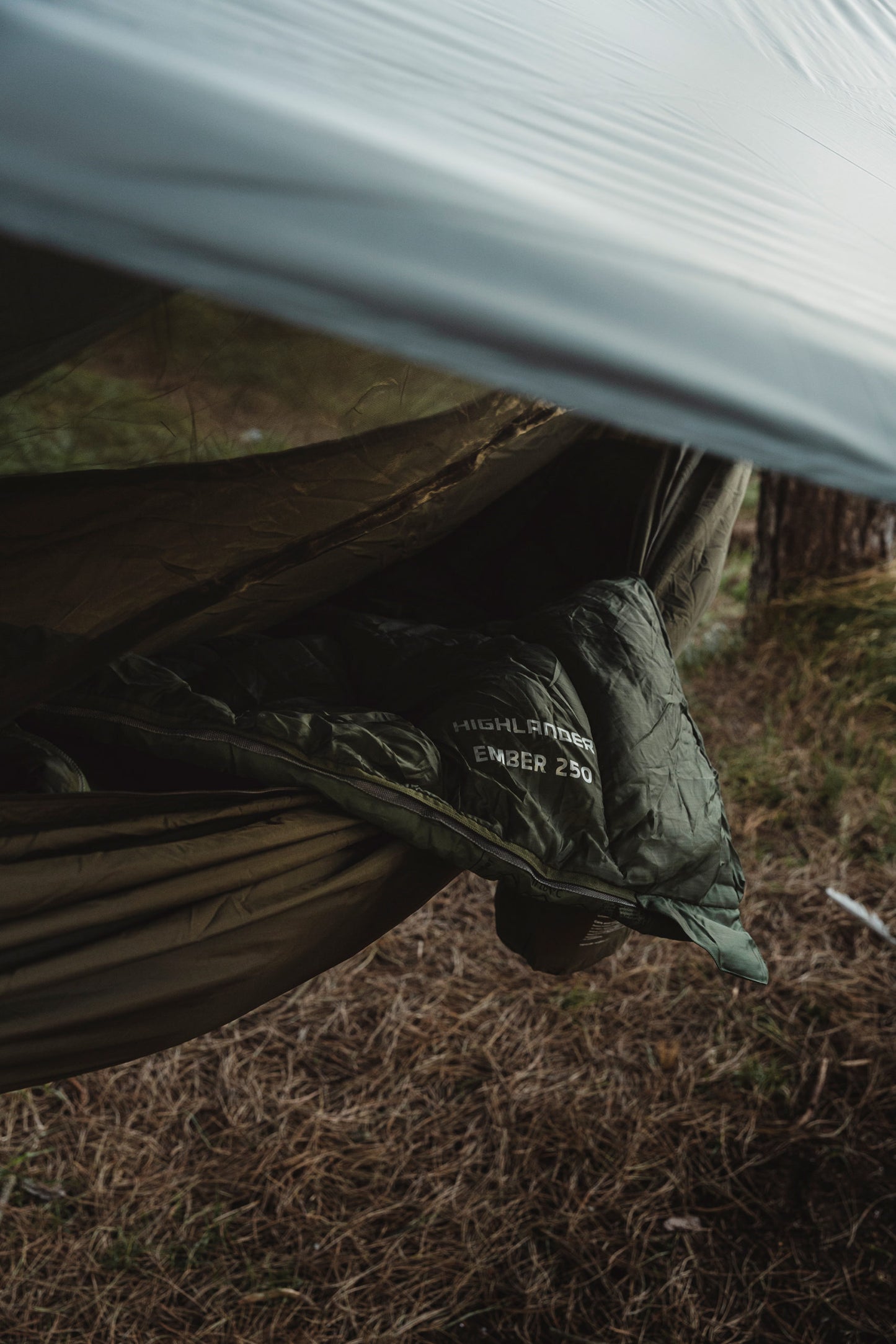 Sleeping bag Highlander Phoenix Ember 250/-3°C Olive Green Left (SB243-OG)