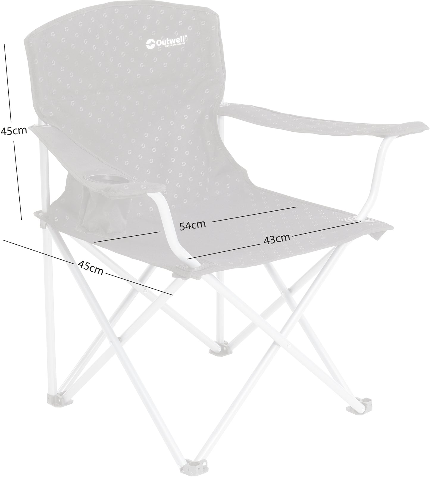 Folding frame Outwell Catamarca Black (470325)