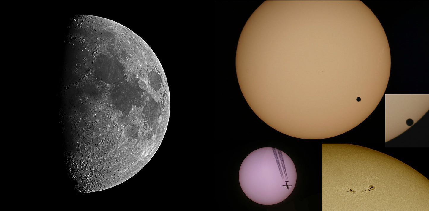 Bresser Messier NT-130/1000 EXOS-1/EQ4 telescope with solar filter (4730107)