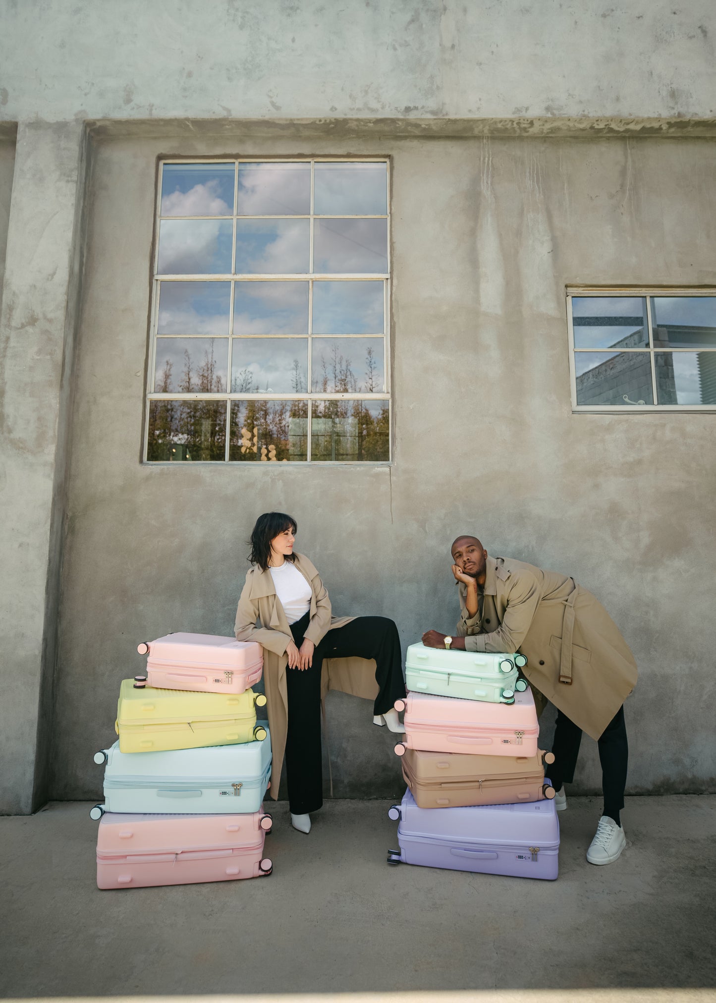 Valise Heys Pastel (L) Blue (10155-0004-30)