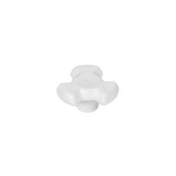 Coupler for microwave oven; H=18.5mm H petal=6mm LG white