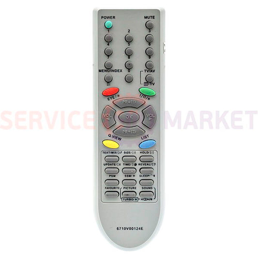 Remote control for TV 6710V00124E LG