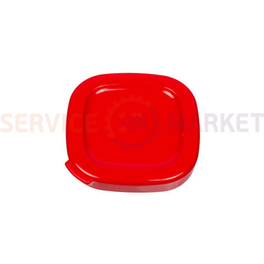 Set of lids (6 pcs.) for square jar Tefal red