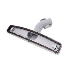 Parquet brush for vacuum cleaner on pipe with latch D=35mm LG gray