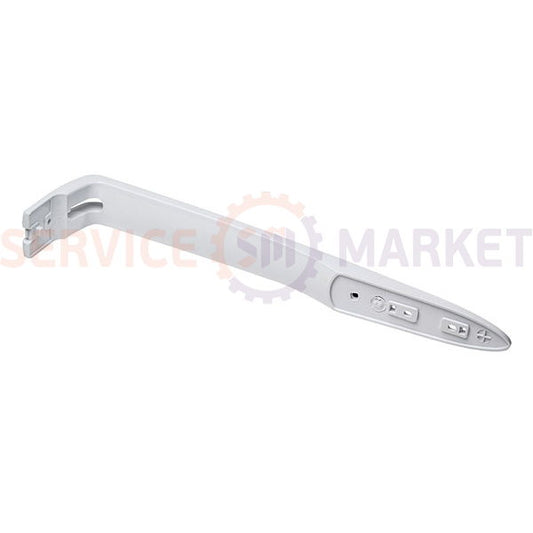Upper/lower door handle for Beko refrigerator white