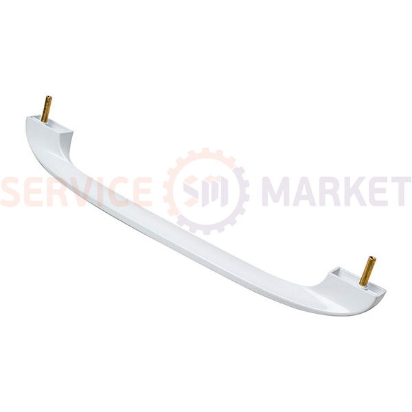 Oven door handle for stove L=420/fastener 390mm Beko white