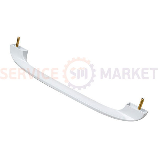 Oven door handle for stove L=420/fastener 390mm Beko white