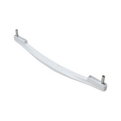 Oven door handle for stove L=450/fastener 415mm Beko white