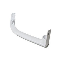 Upper door handle for Beko refrigerator white-gray