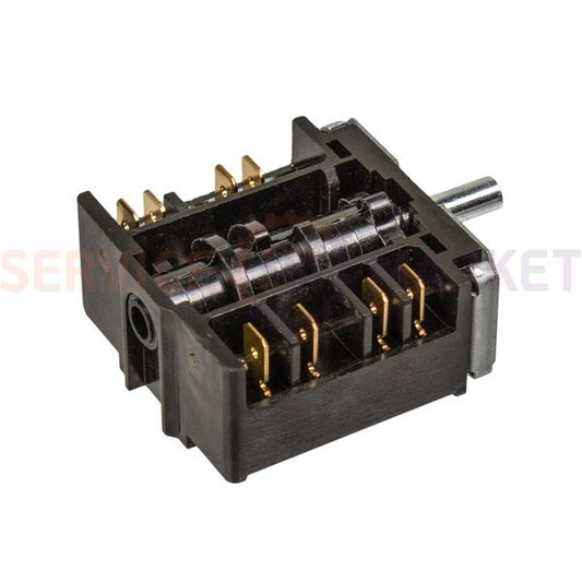 Power switch for electric cooker burners QF307 (6 pos.) Indesit