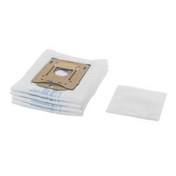 Microwave Bag Set (4 pcs.) Type K + Motor Filter (Micro) BBZ41FK for Bosch, Siemens Vacuum Cleaner