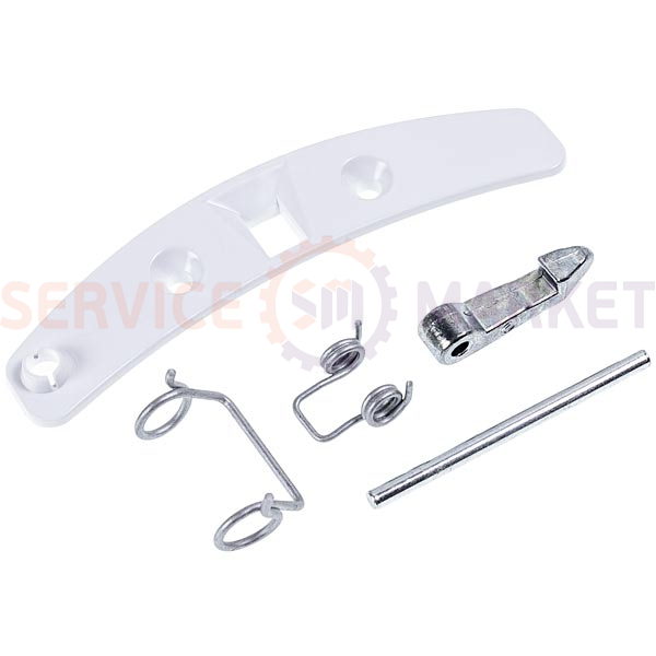 Door (hatch) handle assembly for Electrolux washing machine white