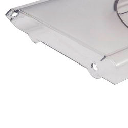 Freezer drawer panel (upper) 383x186mm Atlant transparent